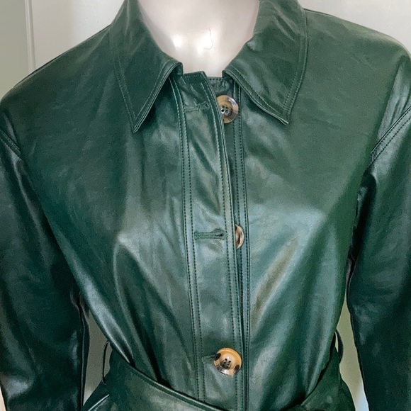 🎈🎈Blank NYC faux Leather long sleeve shirt dress - Picture 2 of 11